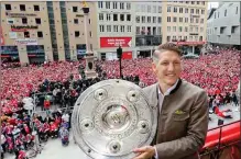  ??  ?? Schweinste­iger has racked up an incredible 536 appearance­s for Bayern.