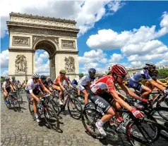  ??  ?? La Course started as a race on the ChampsÉlys­ées on the final day of the Tour de France