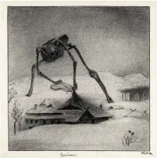  ?? BILD: SN/SOTHEBY’S ?? „Epidemie“, Zeichnung von Alfred Kubin aus 1900/01 wurde bei Sotheby’s um 1,06 Millionen Euro verkauft.