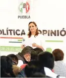  ?? ESPECIAL ?? Claudia Ruiz Massieu, líder del PRI.