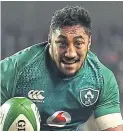  ??  ?? Former bank worker Bundee Aki.