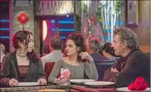  ?? JOJO WHILDEN/AMAZON STUDIOS ?? Abby Quinn, Jenny Slate, and John Turturro in “Landline.”