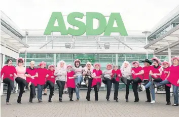  ??  ?? Walk the line The Loose Boots line dancing troupe at Asda