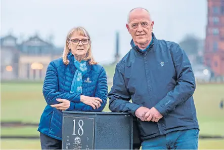  ?? ?? Fife councillor Ann Verner and John Devlin; and, below, author Roger McStravick and US golfer Renee Powell.