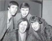  ?? AP FILE PHOTO ?? Members of the band, the Spencer Davis Group, from top left: Muff Winwood, Pete York and Steve Winwood and Spencer Davis, foreground.