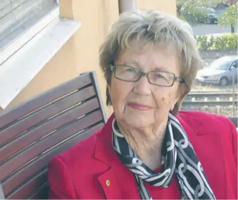  ?? FOTO: PRIVAT ?? REKTOR. Ulla Terstedt blev 90 år gammal.