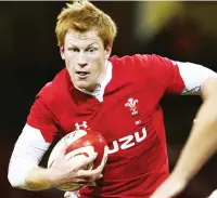  ??  ?? Physical fly-half: Rhys Patchell