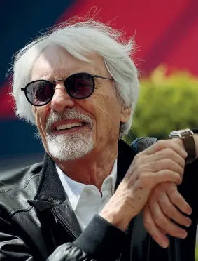  ??  ?? Affari veloci Bernie Ecclestone, 89 anni, inglese: fino al 2016 era proprietar­io della Formula 1 (Getty Images)