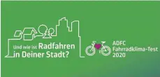  ?? VISUALISIE­RUNG: ADFC ?? Der ADFC testet das Fahrradkli­ma in Städten.