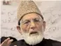  ??  ?? Syed Ali Shah Geelani