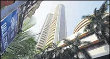  ?? MINT ?? The shock waves washed up in the equity markets, with the BSE’S 30share Sensex shedding 550.51 points to end at 35,975.63