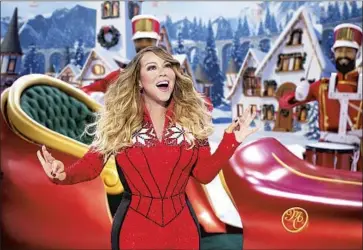  ?? MARIAH CAREY Apple TV+ ?? spreads the holiday cheer on new “Magical Christmas Special,” streaming on Apple TV+.