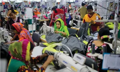  ?? Photograph: AM Ahad/AP ?? The closure of garment factories has left thousands of Bangladesh­is without means to support their families.