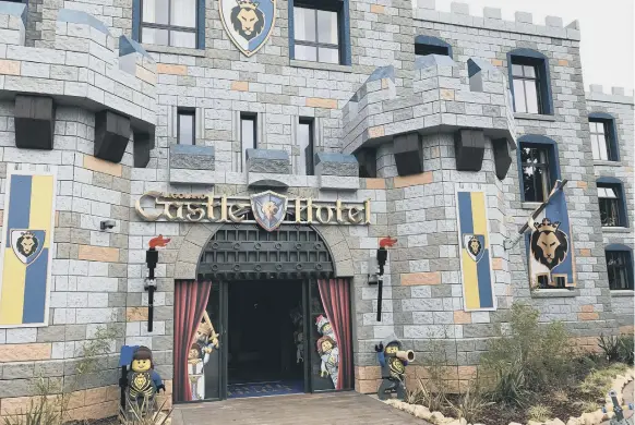  ??  ?? The Castle Hotel at Legoland Windsor.