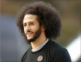  ?? ?? ASSOCIATED PRESS PHOTO, 2019
Free agent quarterbac­k Colin Kaepernick worked out for the Raiders on Wednesday, but coach Josh McDaniels opted not to reveal any details of the event, citing team policy.