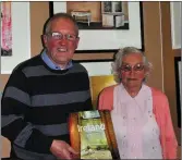  ??  ?? John Hooton with his pround mother, Annette, at the launch.