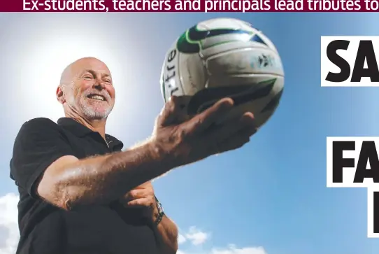  ?? ?? Cairns teacher Brian Stopford is being remembered for his passion for football and dedication to his students.