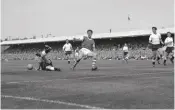  ??  ?? Learning ...Spurs (in white) thwart Ipswich back in the Sixties