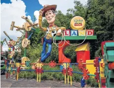  ?? THE NEW YORK TIMES ?? The newly opened ‘Toy Story Land’ attraction features rides and themed experience­s centred on the ‘Toy Story’ movies.