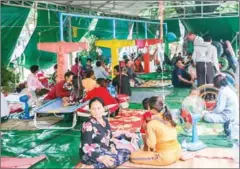  ?? SUPPLIED ?? Many children are admitted to Stung Treng Referral Hospital on Sunday amid an outbreak of dengue fever.