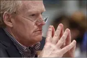  ?? GRACE BEAHM ALFORD — THE POST AND COURIER VIA AP ?? Alex Murdaugh listens to testimony during his double murder trial at the Colleton County Courthouse in Walterboro, S.C., on Tuesday.