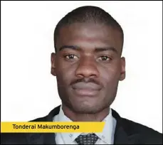  ?? ?? Tonderai Makumboren­ga