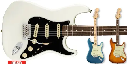  ??  ?? The American Performer Strat will be our lead review next issue