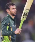  ?? — AFP ?? Shoaib Malik smashed a hundred in his comeback to ODI cricket.