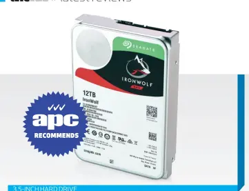  ??  ?? 3.5-INCH HARD DRIVE $595 | WWW.SEAGATE.COM