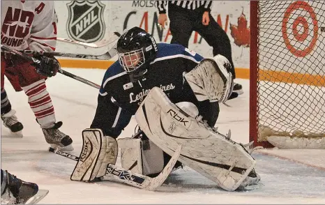  ?? STEVEN MAH/SOUTHWEST BOOSTERFIL­E PHOTO ?? Swift Current native Joel Rumpel has played the past two seasons in Scotland and Norway.