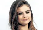  ?? JOHN SALANGSANG/INVISION/THE ASSOCIATED PRESS ?? Selena Gomez