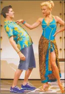 ?? ERIK KABIK ?? Joe Moeller and Alison Ewing perform “Does your Mother Know” during “Mamma Mia!”