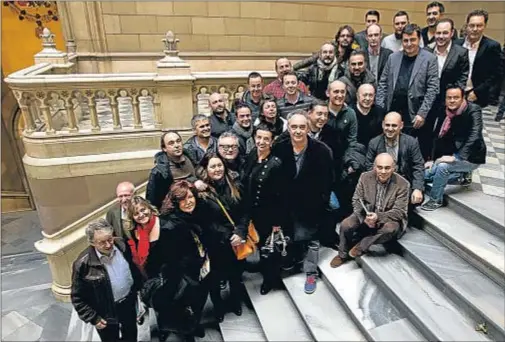  ?? MARC ARIAS ?? Ferran Adrià se reunió con sus colegas en la UB para presentar el proyecto, que se liderará desde Catalunya