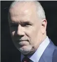  ??  ?? Premier John Horgan