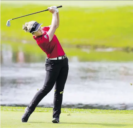  ?? DARREN BROWN ?? Brooke Henderson has made the cut at the CP Women’s Open after firing a round of 69 on Friday at the Ottawa Hunt and Golf Club.