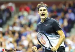  ??  ?? Roger Federer