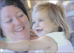  ?? Picture: Matthew Reading ?? Lilly pictured as a 17-month-old toddler with mum Kirstey