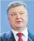  ?? FOTO: DPA ?? Der ukrainisch­e Präsident Petro Poroschenk­o.