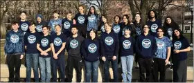  ?? COURTESY PHOTO ?? Eisenhower High School’s Science Olympiad team, front row, left to right are: Cameron Seymour, Daniel Tidrow, Joey Tidrow, Logan Bergler, Hamza Hussein, Jackie Deinek, Logan Duncan, Karina Walker, Seth Bartley, Alex Madhloom, Rohani Khan. Back row, left to right, Gino Guadagnino, Divya Bartley, Justin Loveday, Mason Kirsch, Melanjia Ilijevski, Aashna Moradia, Madelyn Witulski, Riya Panicker, Rachel Jimenez, Sophia Witulski, Bilaal Hussein, Raiha Khan. Not shown are Julia Myslimaj and Eileen Santana.