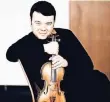  ?? FOTO: RP-ARCHIV ?? Vadim Gluzman spielt auf der Stradivari „ex-Leopold Auer“.