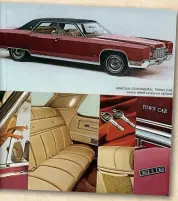  ??  ?? 1972 Lincoln Continenta­l Town Car.