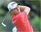  ?? BRIAN SPURLOCK, USA TODAY SPORTS ?? Justin Thomas, teeing off on the 11th hole Thursday, closed his round of 59 with a 15-foot putt for an eagle.