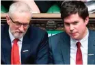  ??  ?? out: mr Carden with mr Corbyn