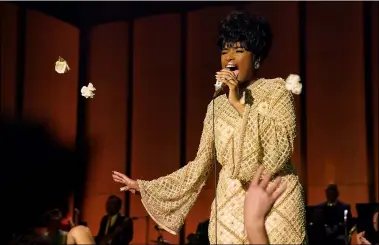  ?? PHOTOS BY QUANTRELL D. COLBERT, METRO-GOLDWYN-MAYER PICTURES INC. ?? Jennifer Hudson stars as Aretha Franklin in “Respect.”