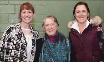  ??  ?? Dee O’Donoghue, Sr Mary Clancy and Michelle Ryan.