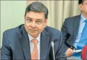  ?? KUNAL PATIL/HT PHOTO ?? RBI governor Urjit Patel during a press conference at the RBI headquarte­rs in Mumbai on Wednesday