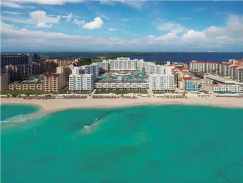  ?? ?? Hilton Cancun Mar Caribe, no México - segmento all inclusive foi um catalisado­r de cresciment­o na região