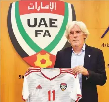  ??  ?? WAM Ivan Jovanovic has been named as coach for the UAE and replaces sacked Dutchman Bert van Marwijk