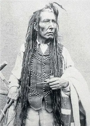 ?? CPR ARCHIVES ?? Chief Poundmaker was born in about 1842 in what is now Saskatchew­an. He died in 1886.