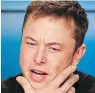  ??  ?? Elon Musk